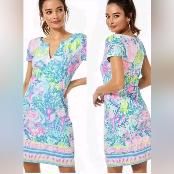 Lilly Pulitzer Dresses & Skirts - Lily Pulizter XS floral dress UPF 50